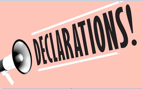 Declarations