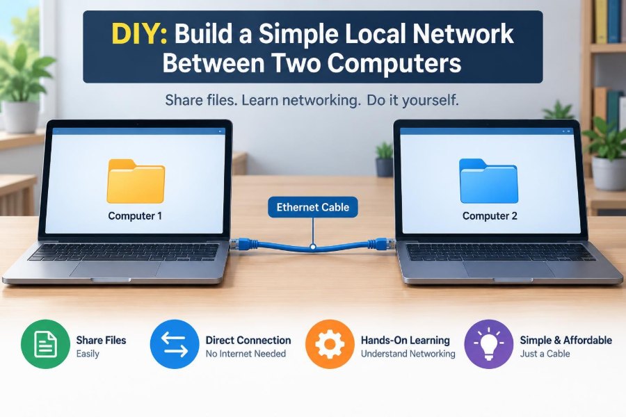 💻 DIY: Build a Simple Local Network Between Two Computers