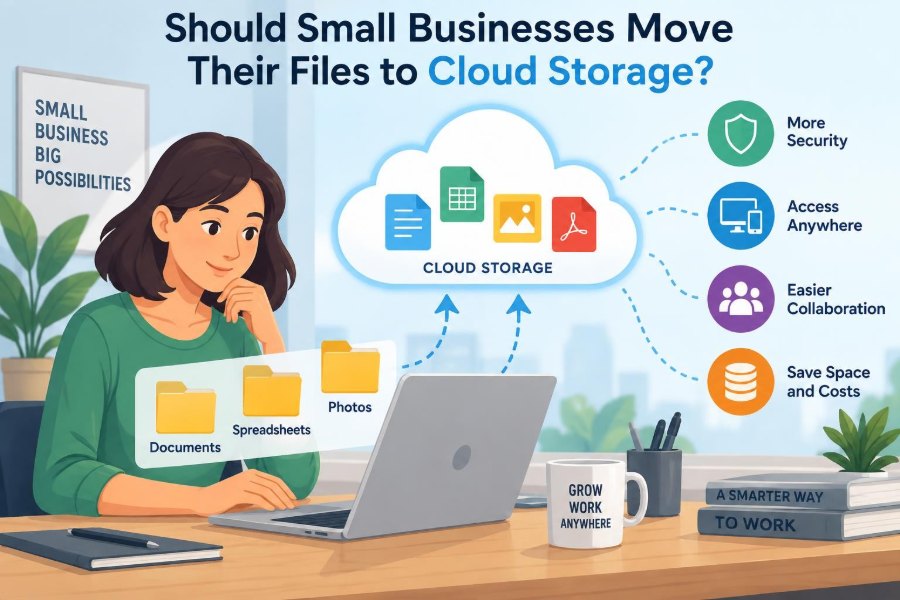 ☁️ Should Small Businesses Move Their Files to Cloud Storage?