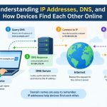 💻 Understanding IP Addresses, DNS, and How Devices Find Each Other Online