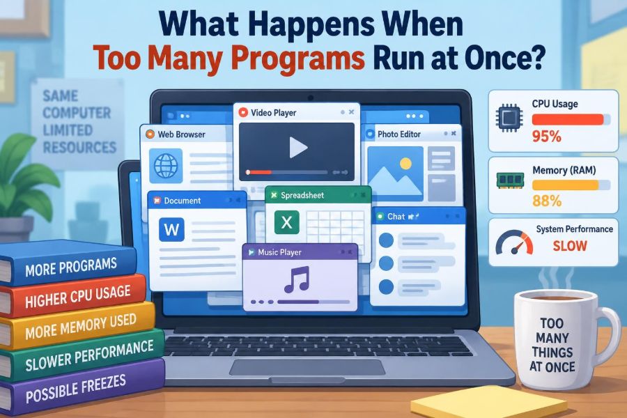 🧵 What Happens When Too Many Programs Run at Once?