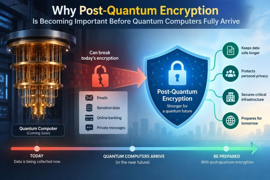 🔐 Why Post-Quantum Encryption Is Becoming Important Before Quantum Computers Fully Arrive