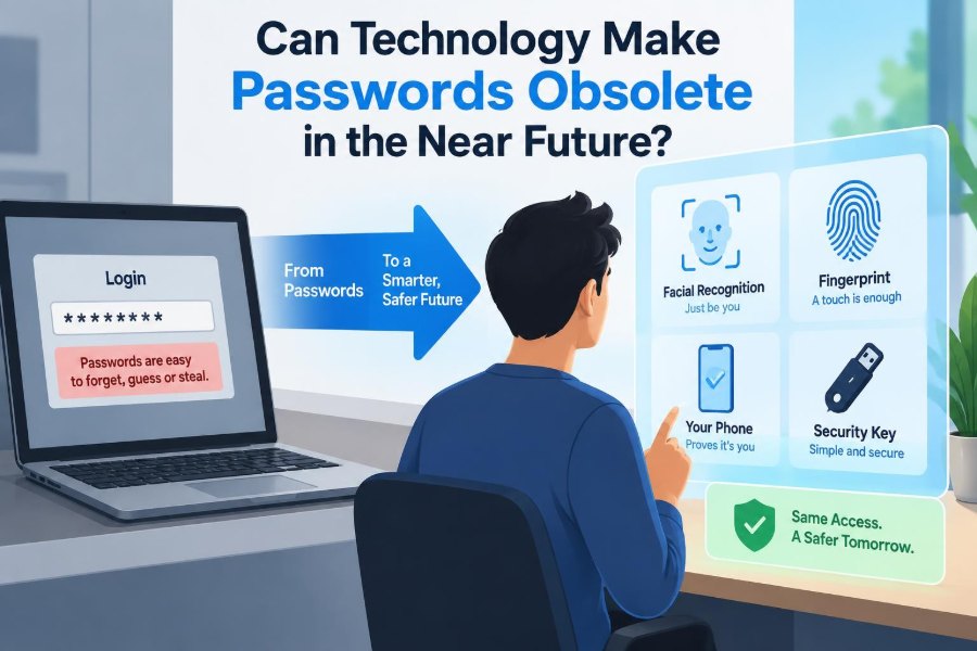 💻 Can Technology Make Passwords Obsolete in the Near Future?