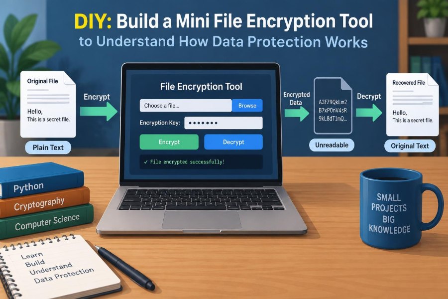 💻 DIY: Build a Mini File Encryption Tool to Understand How Data Protection Works