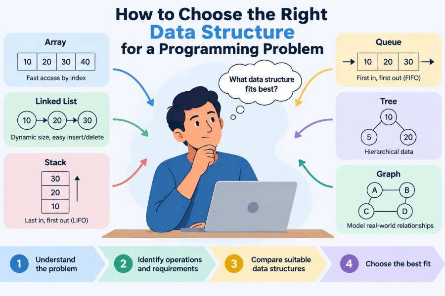 💻 How to Choose the Right Data Structure for a Programming Problem