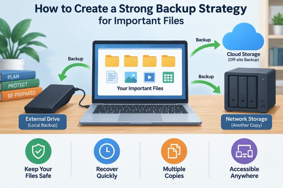 💻 How to Create a Strong Backup Strategy for Important Files