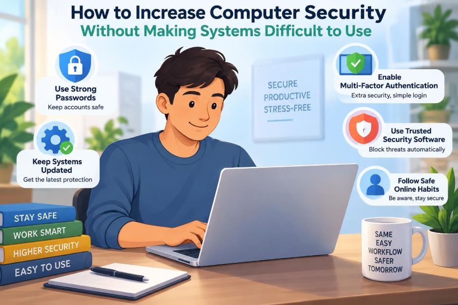 💻 How to Increase Computer Security Without Making Systems Difficult to Use