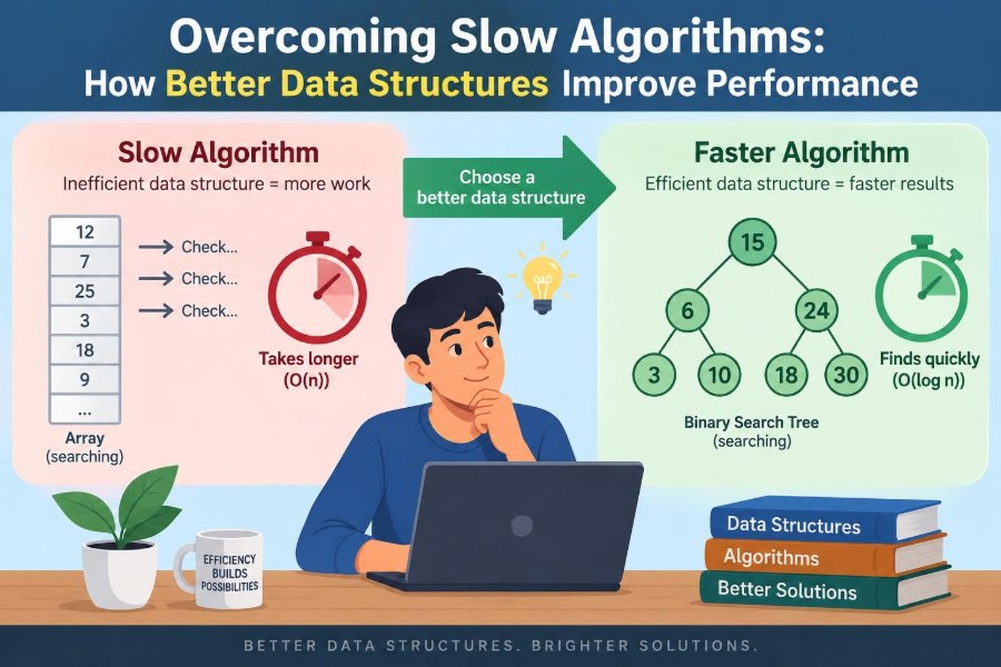 💻 Overcoming Slow Algorithms: How Better Data Structures Improve Performance