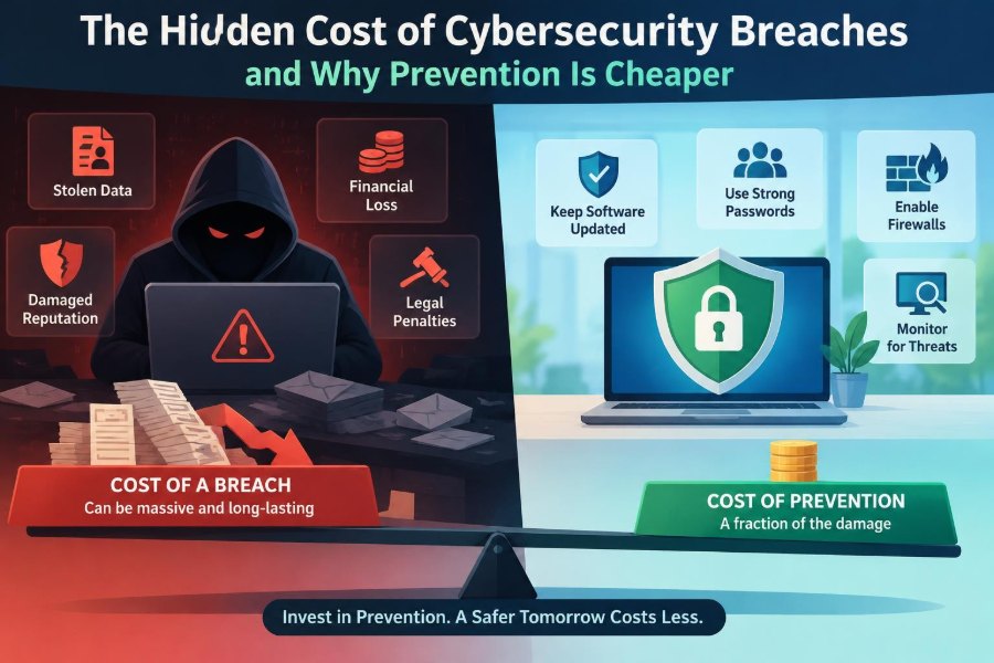 💻 The Hidden Cost of Cybersecurity Breaches and Why Prevention Is Cheaper