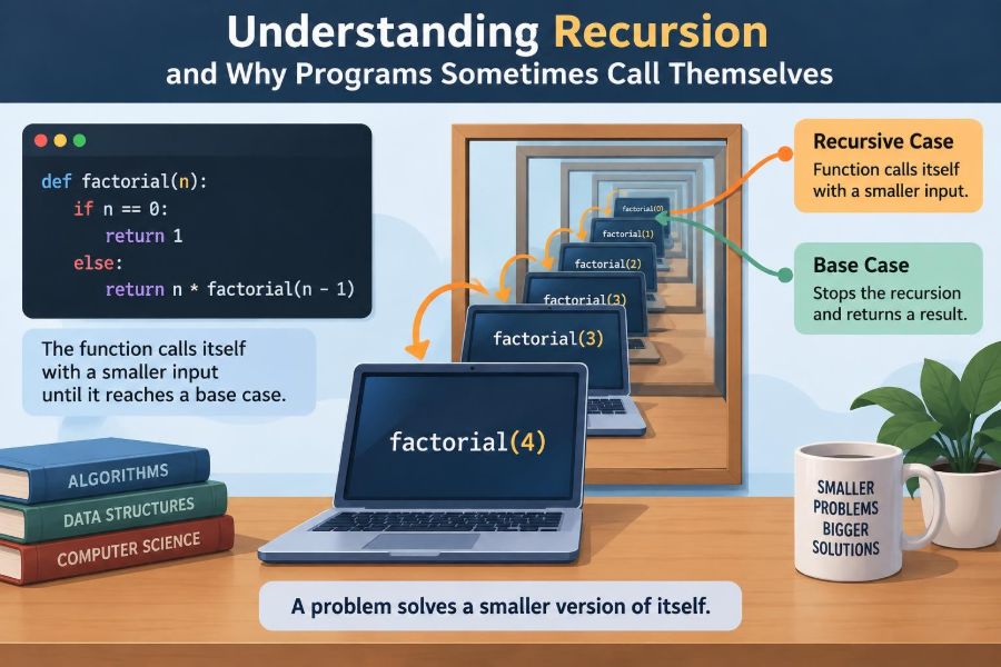 💻 Understanding Recursion and Why Programs Sometimes Call Themselves