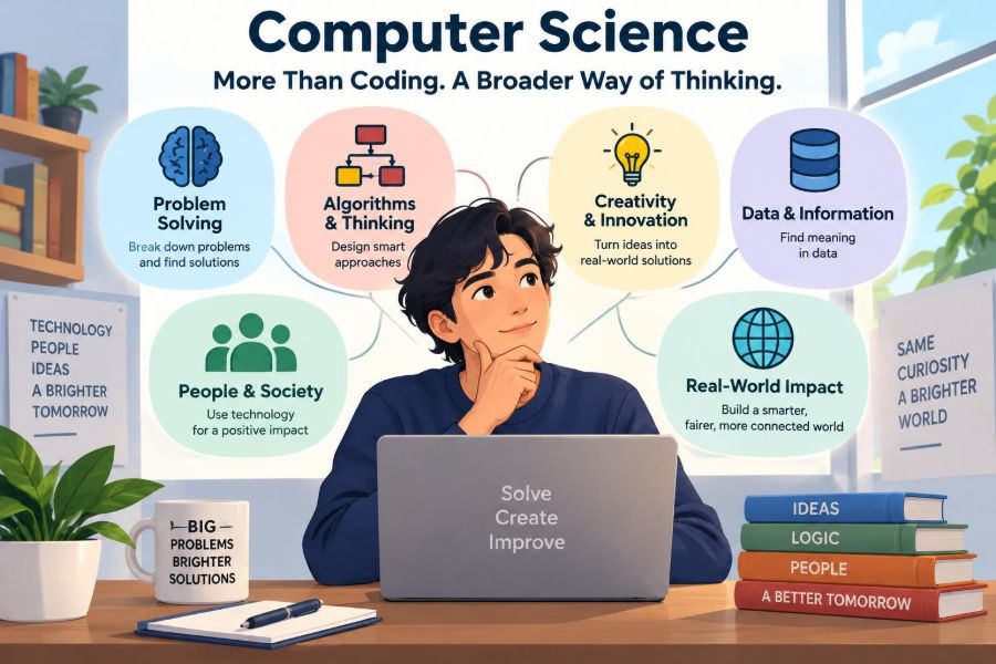 💻 What Computer Science Is Really About Beyond Coding and Computers