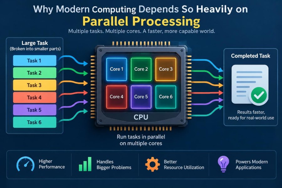 💻 Why Modern Computing Depends So Heavily on Parallel Processing